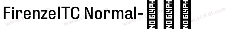 FirenzeITC Normal字体转换